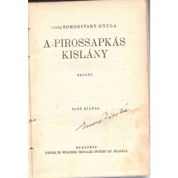 A pirossapkás kislány