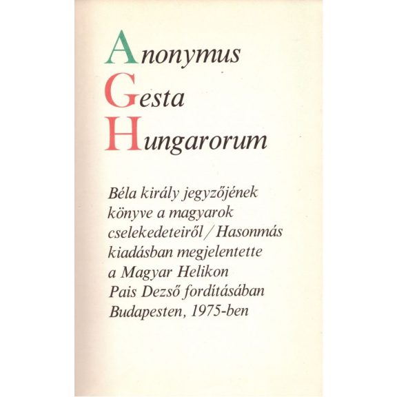 Gesta Hungarorum