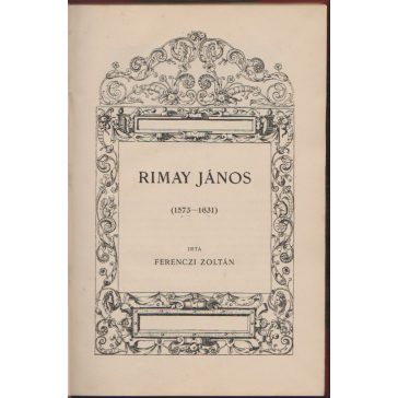 Rimay János (1573-1631)