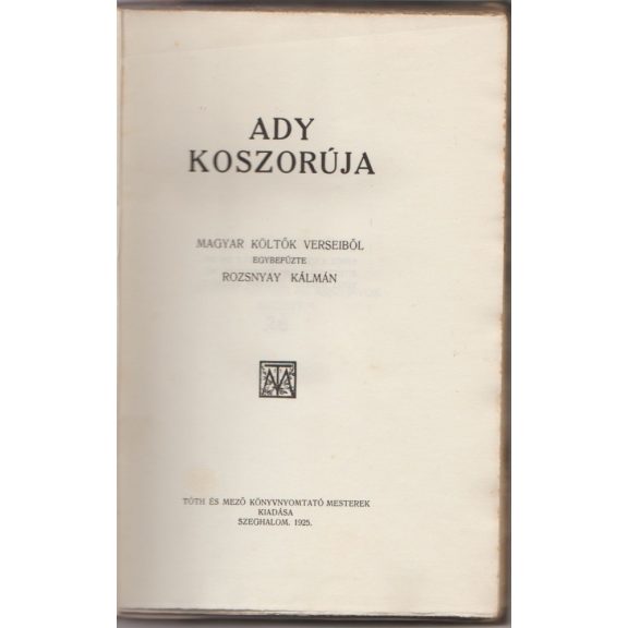 Ady koszorúja