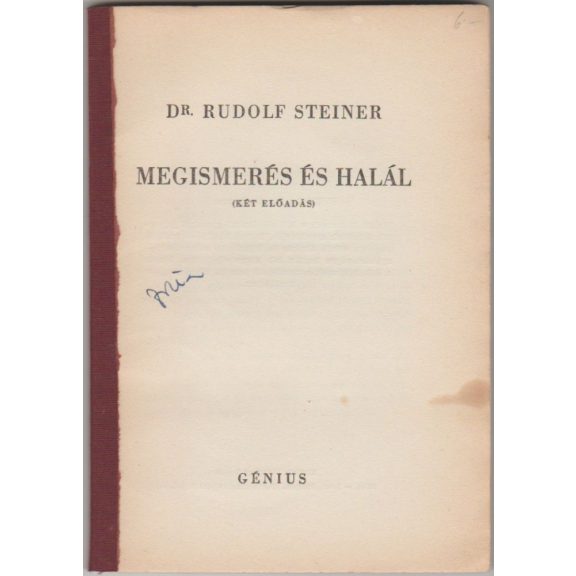 Megismerés és halál