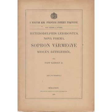 Sopron vármegye miocén rétegeiből