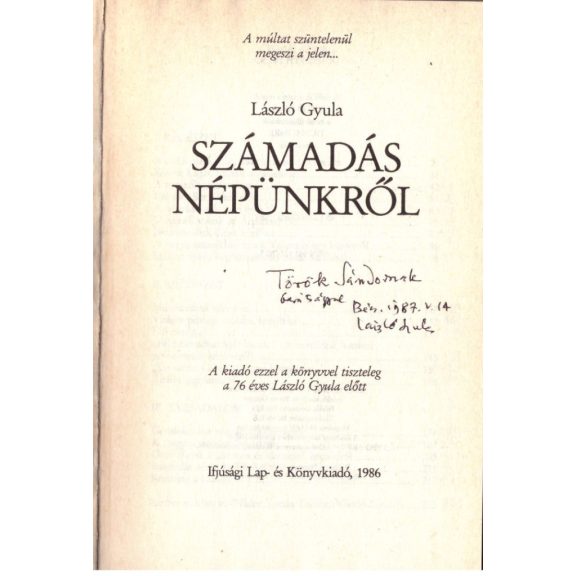Számadás Népünkről