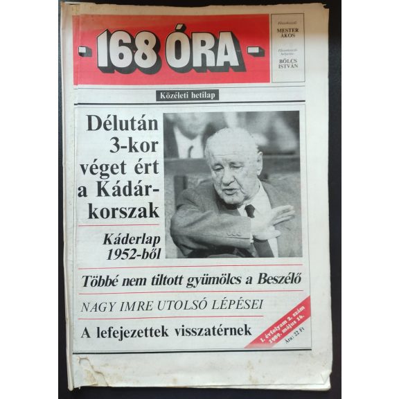 168 óra - I. évfolyam 1-2.  szám