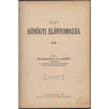 Hat bűnügyi előnyomozás
