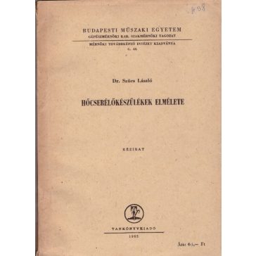 Hőcserélőkészülékek elmélete