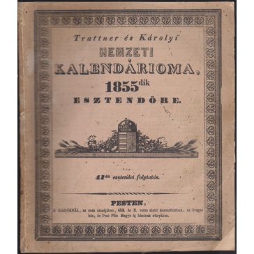   Trattner és Károlyi Nemzeti Kalendárioma 1855dik esztendőre