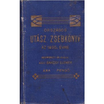 Országos Utász Zsebkönyv az 1930. évre