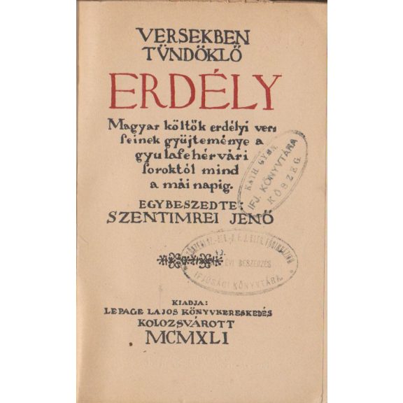 Versekben tündöklő Erdély