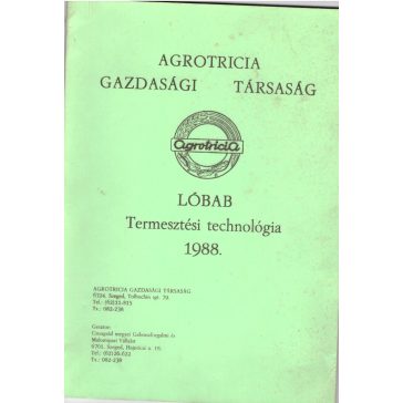 Lóbab (Vicia faba) termesztéstechnológia