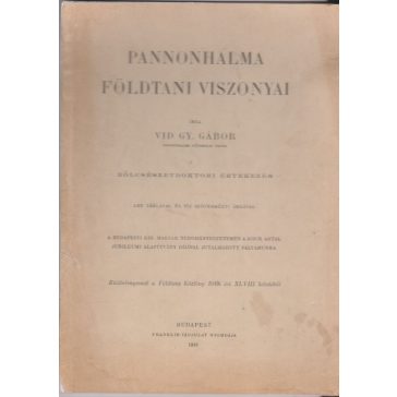 Pannonhalma földtani viszonyai