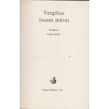 Vergilius összes művei