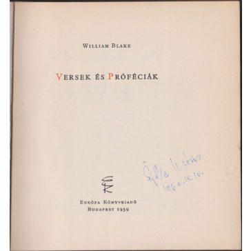 Versek és próféciák