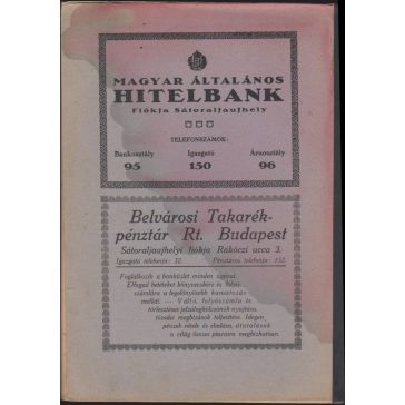  Zemplénvármegye évkönyve ("Zemplén naptár") az 1929. évre