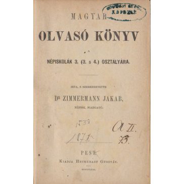   Magyar olvasó könyv a népiskolák 3. (3. s 4.) osztályára