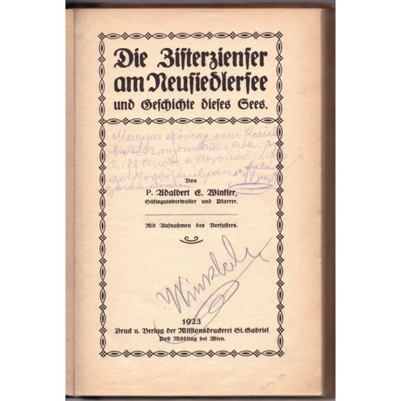 Die Zisterzienser am Neuesiedlersee und Geschichte dieses Sees
